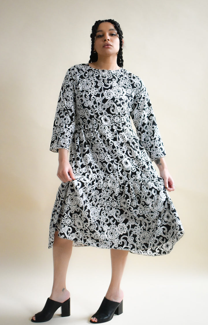 Aster Dress in Semillon Floral