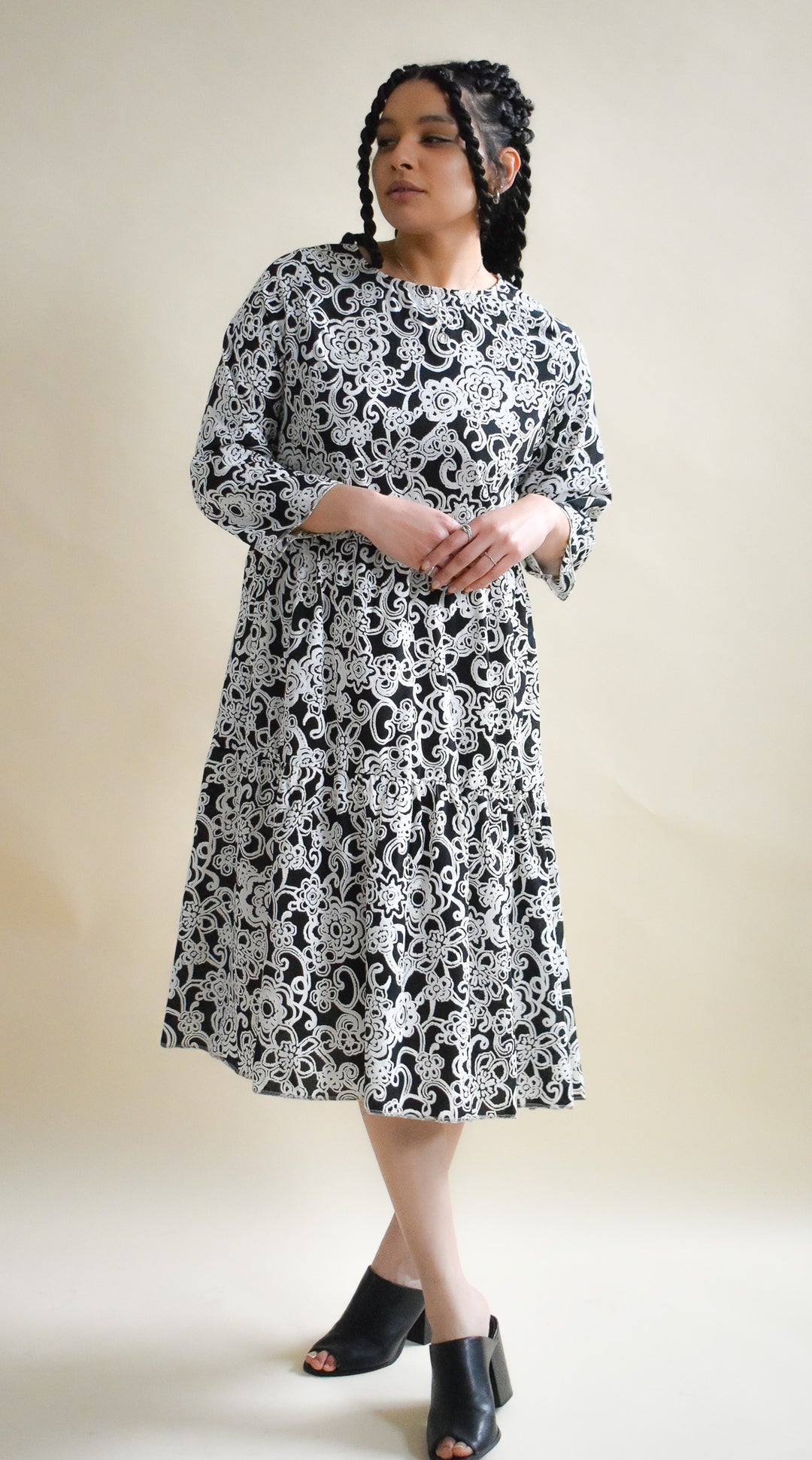 Aster Dress in Semillon Floral