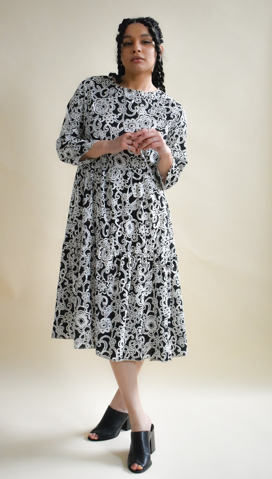 Aster Dress in Semillon Floral