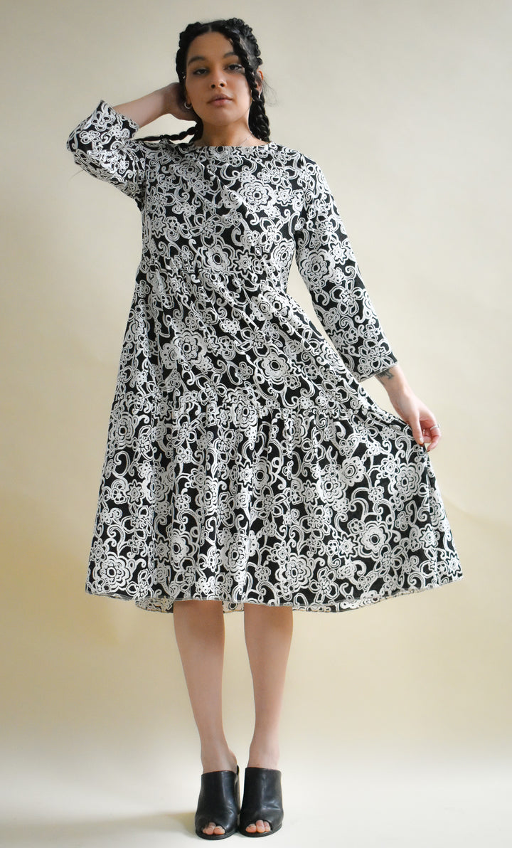 Aster Dress in Semillon Floral