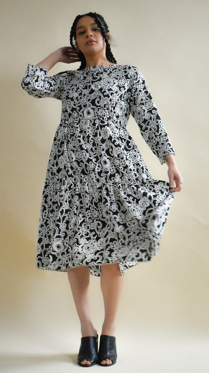 Aster Dress in Semillon Floral