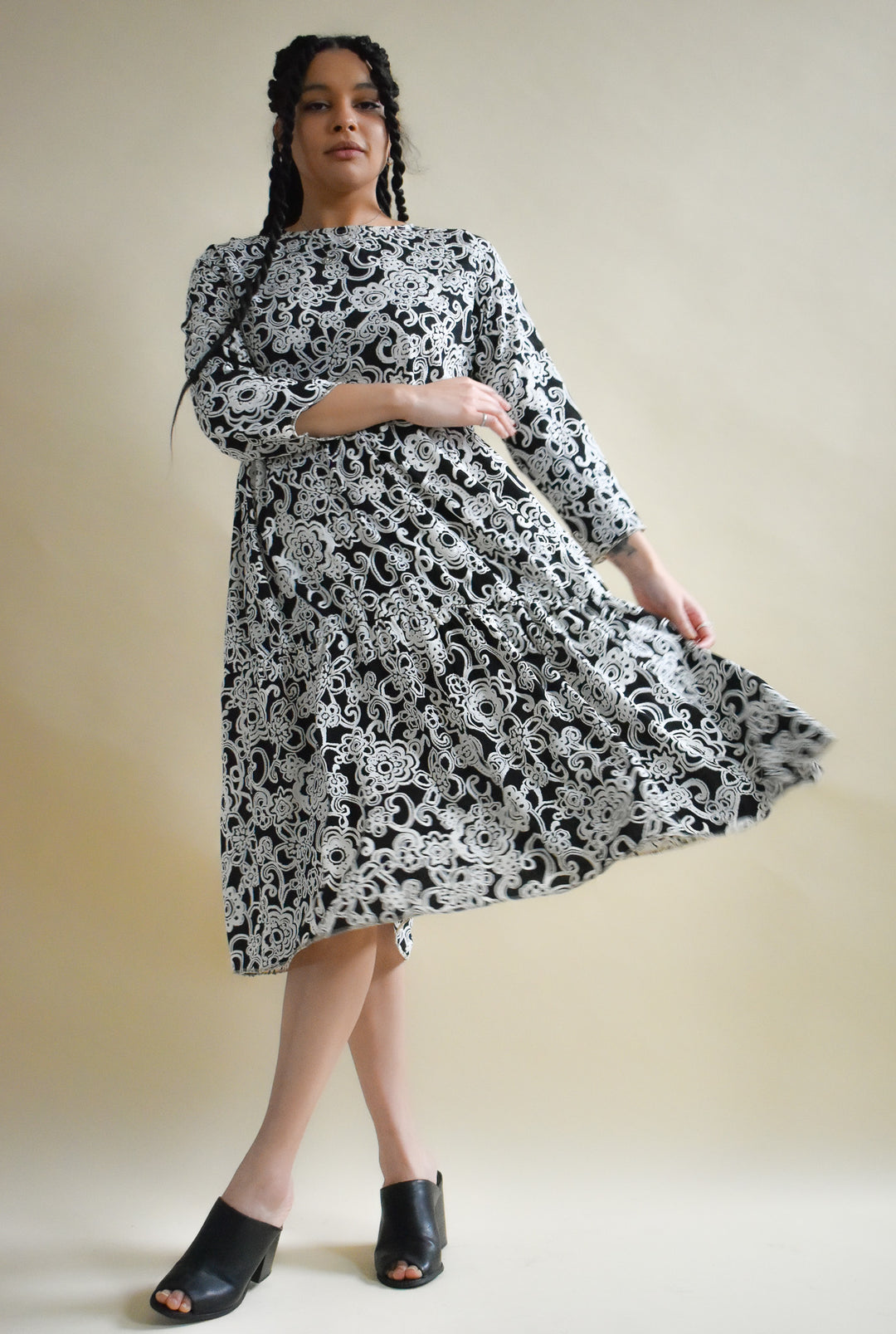 Aster Dress in Semillon Floral