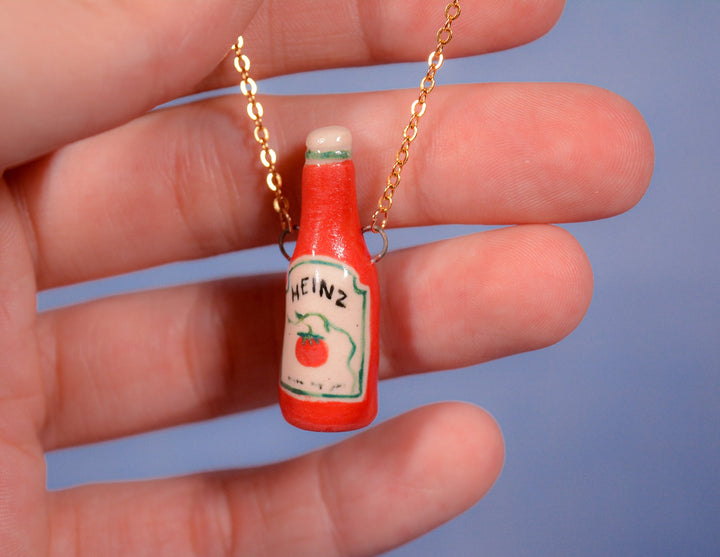 Heinz Ketchup Necklace