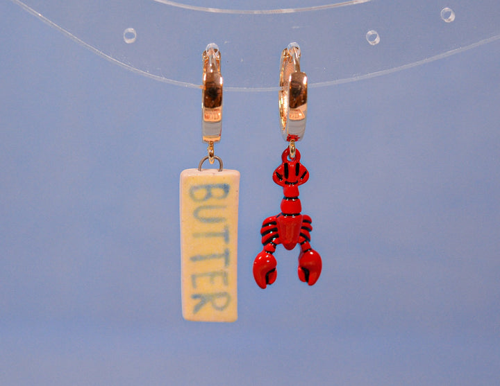 Lobster & Butter Earrings