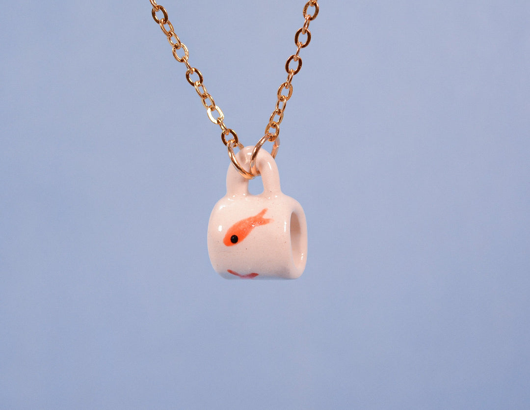 Goldfish Mug Necklace