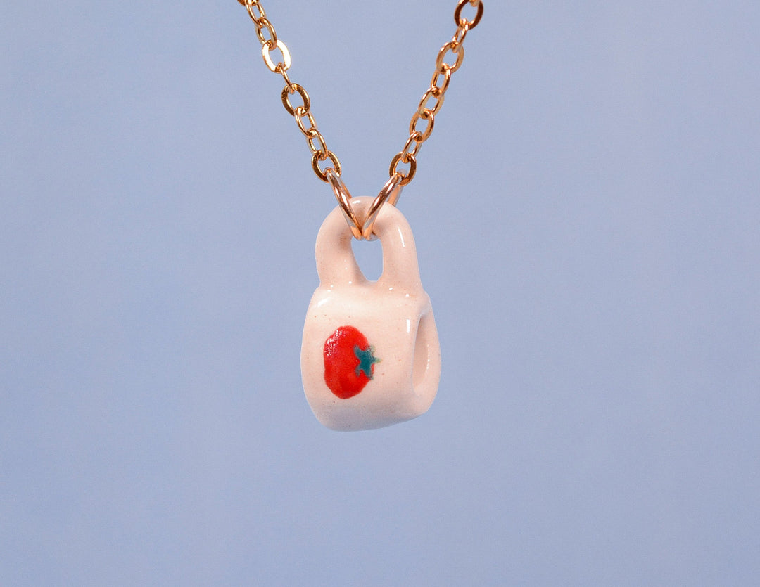 Tomato Mug Necklace