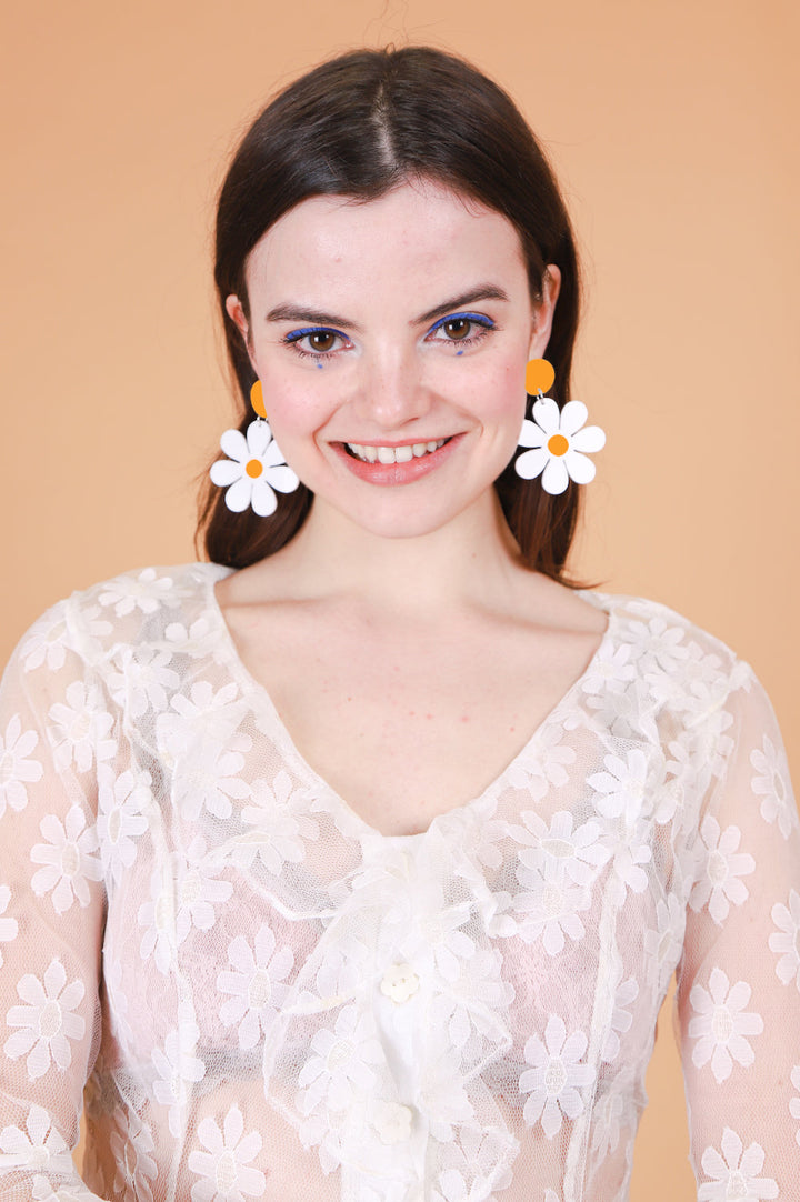 Daisy Earrings in Full