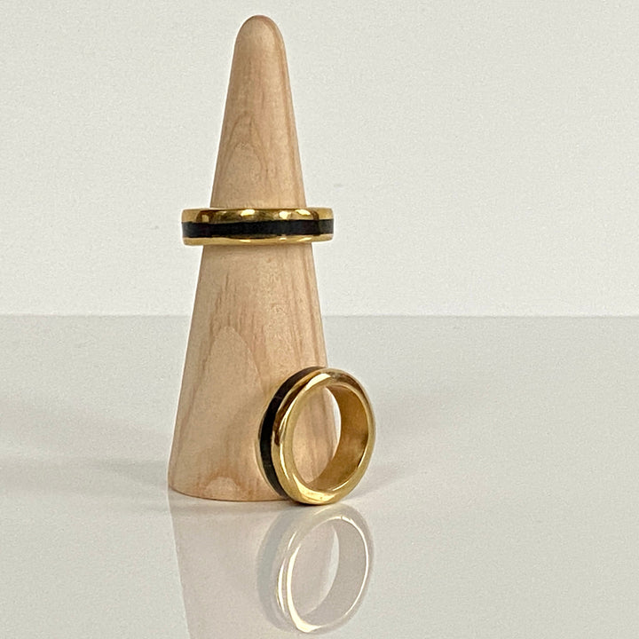 Equator Inlay Ring Band