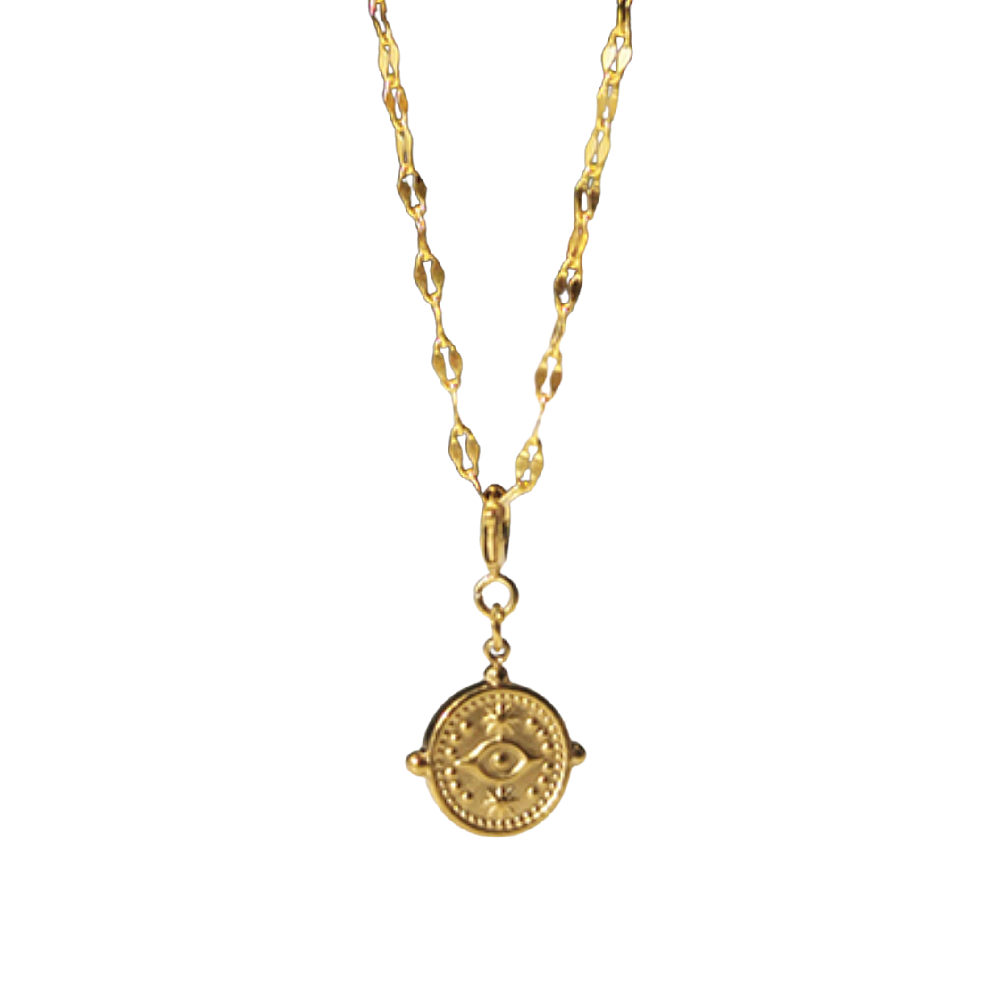 Cherub Coin Necklace