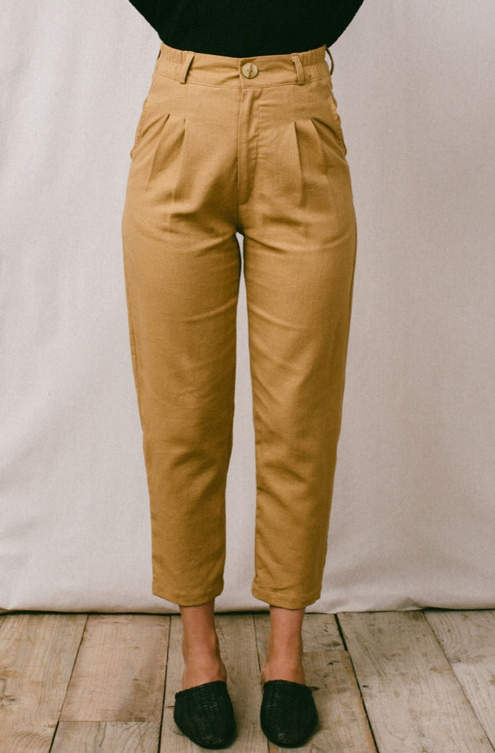 Perfect Pant 2.0 in Tawny Linen