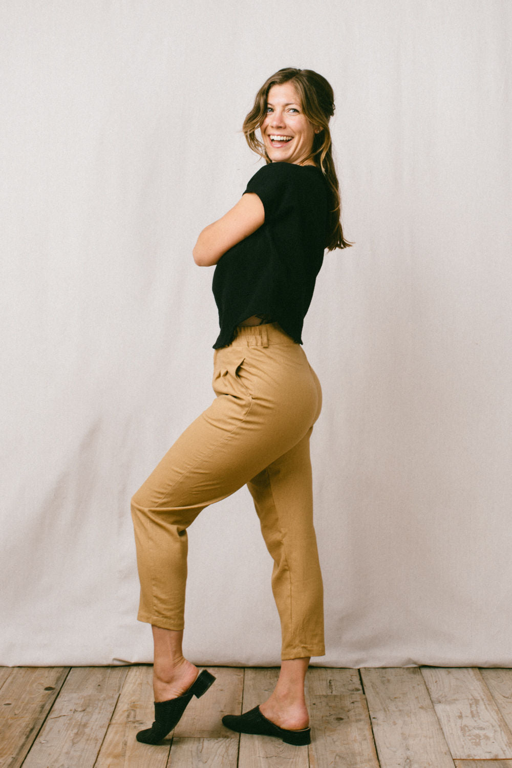 Perfect Pant 2.0 in Tawny Linen