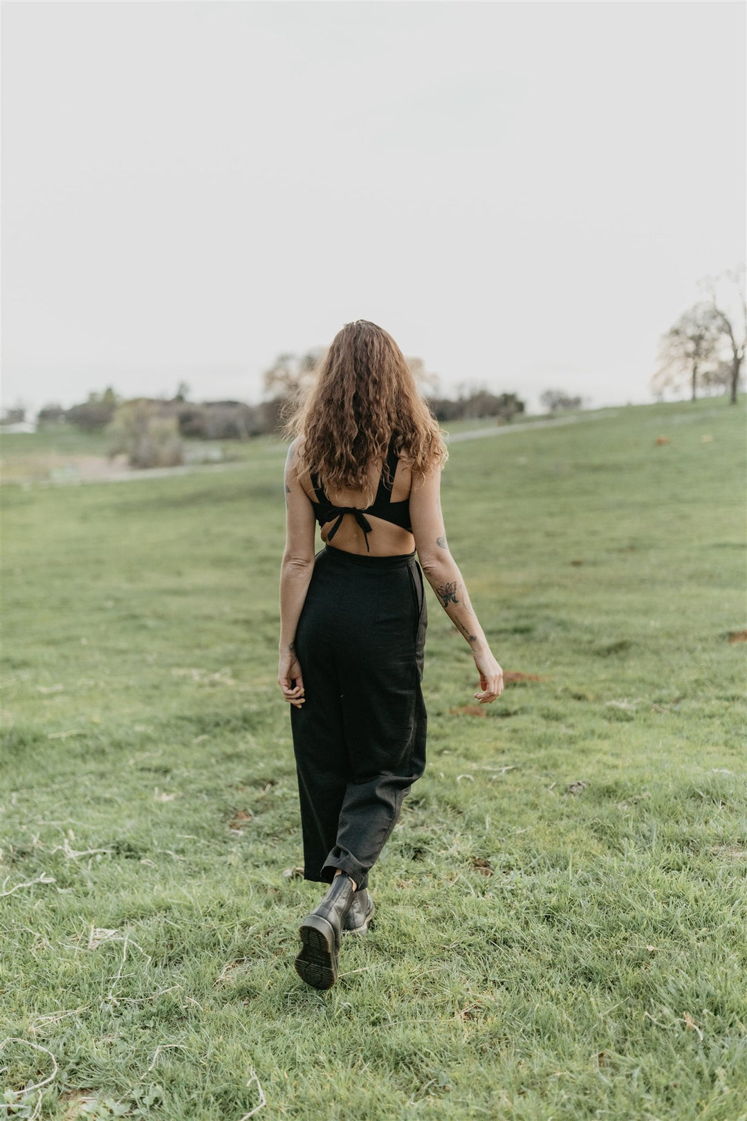 Liberty Jumpsuit in Black Linen