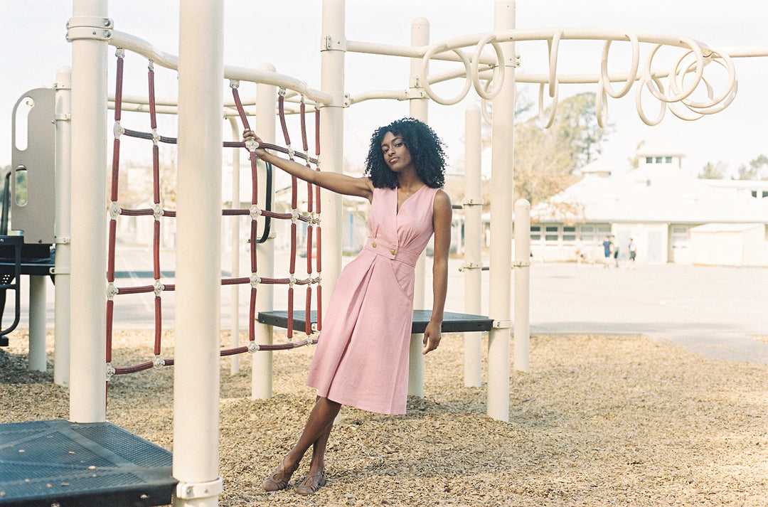 Winona Dress in Precious Pink