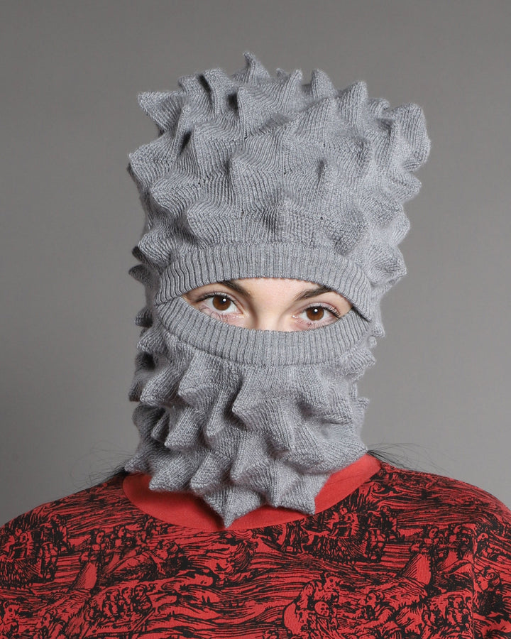 Merino Wool Spiky Balaclava