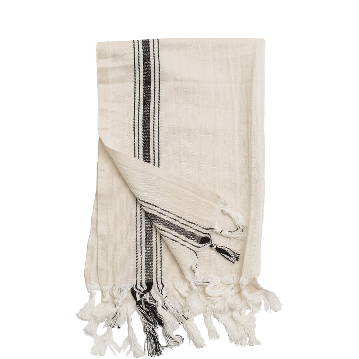 Savannah Turkish Cotton + Bamboo Hand Towel - Five Stripe