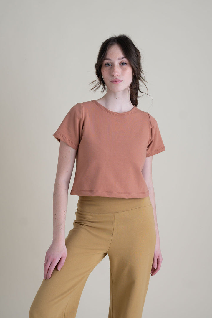 Eden Crop Tee in Macaron