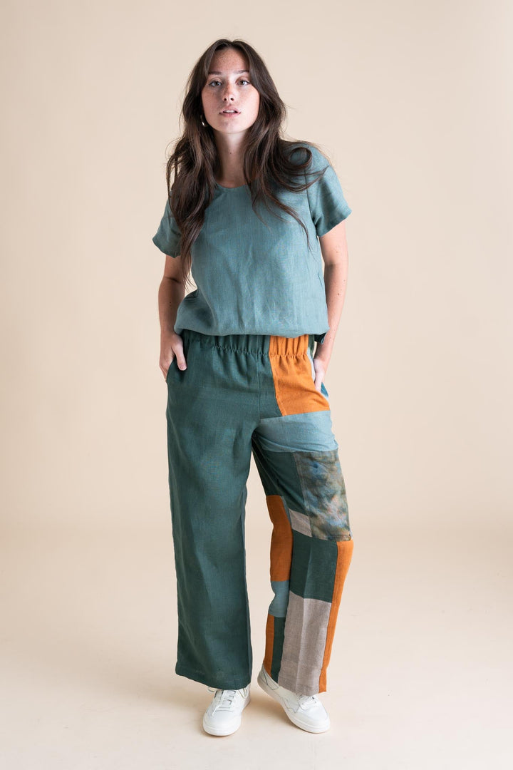 Sunset Pants S in Patchwork #2