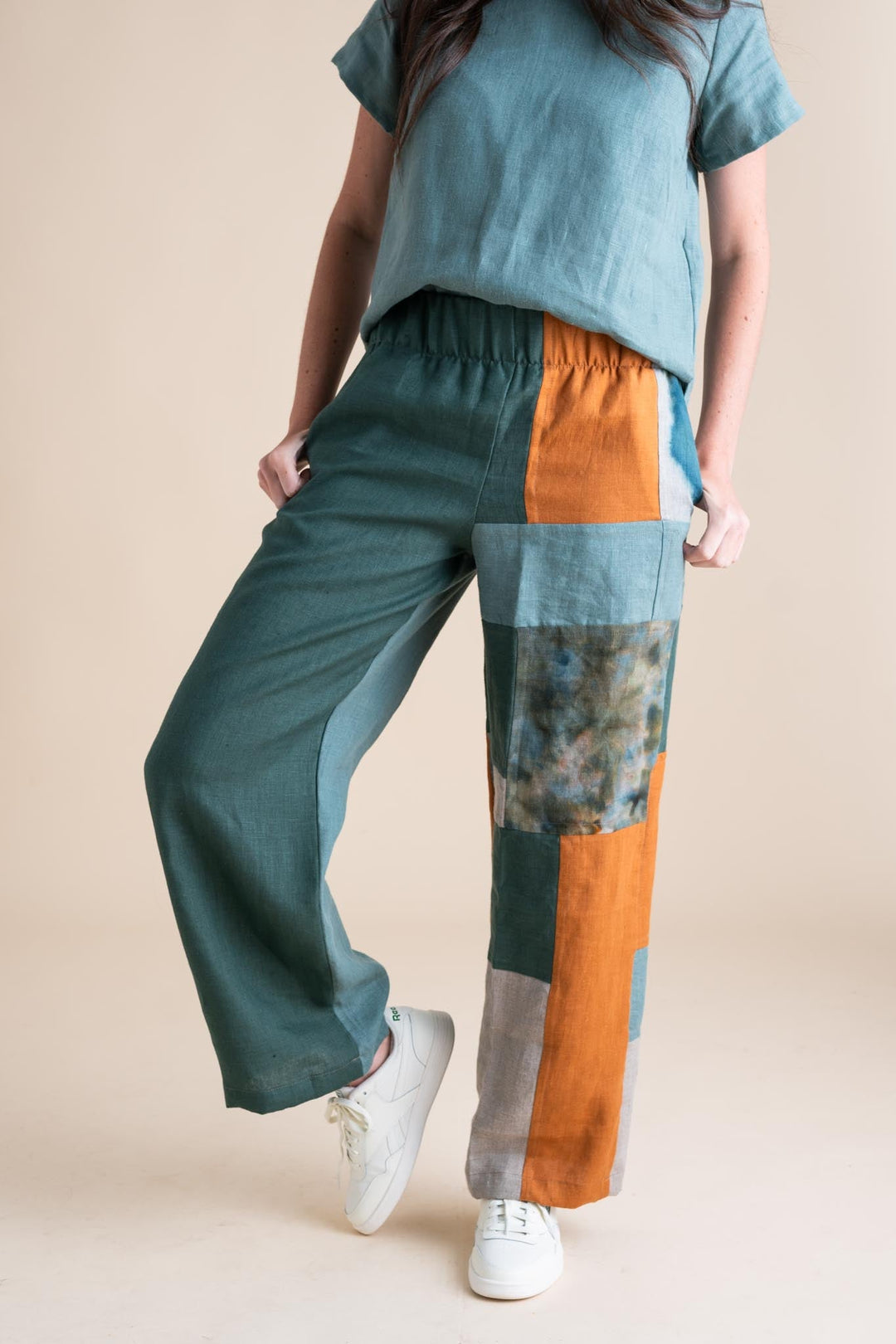 Sunset Pants S in Patchwork #2