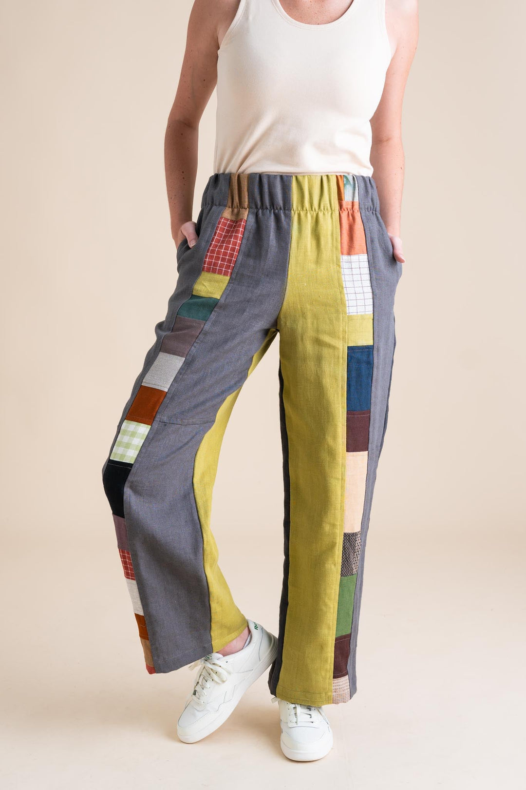 Sunset Pants S in Patchwork #1