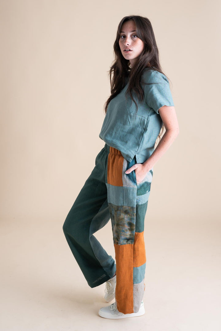 Sunset Pants S in Patchwork #2