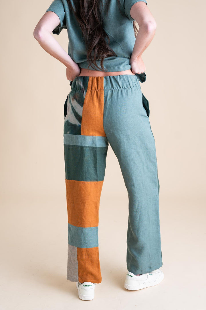 Sunset Pants S in Patchwork #2