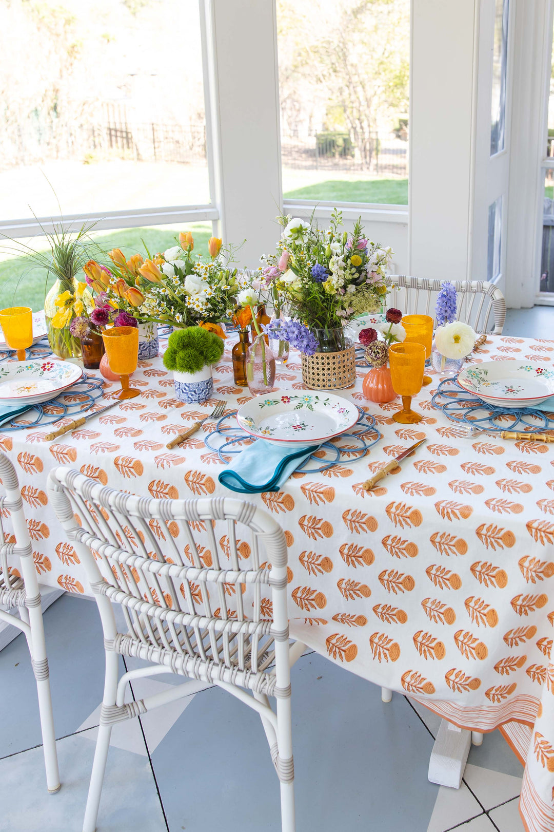 THE INDIAN MOTIF TABLECLOTH