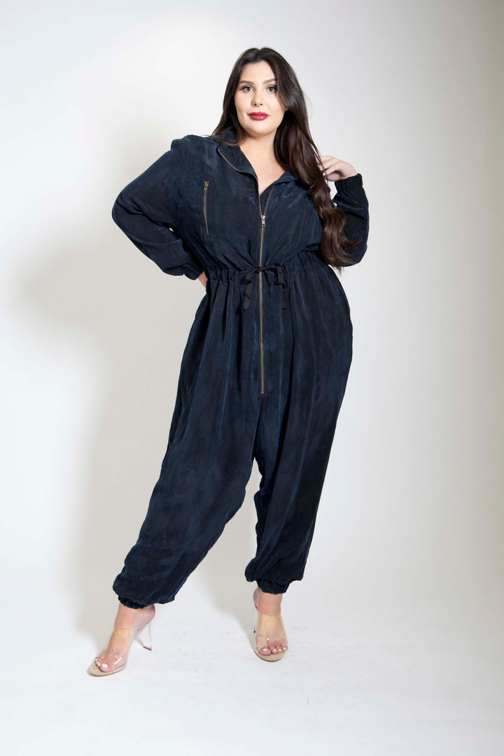 The Flightsuit - Cupro Jumpsuit