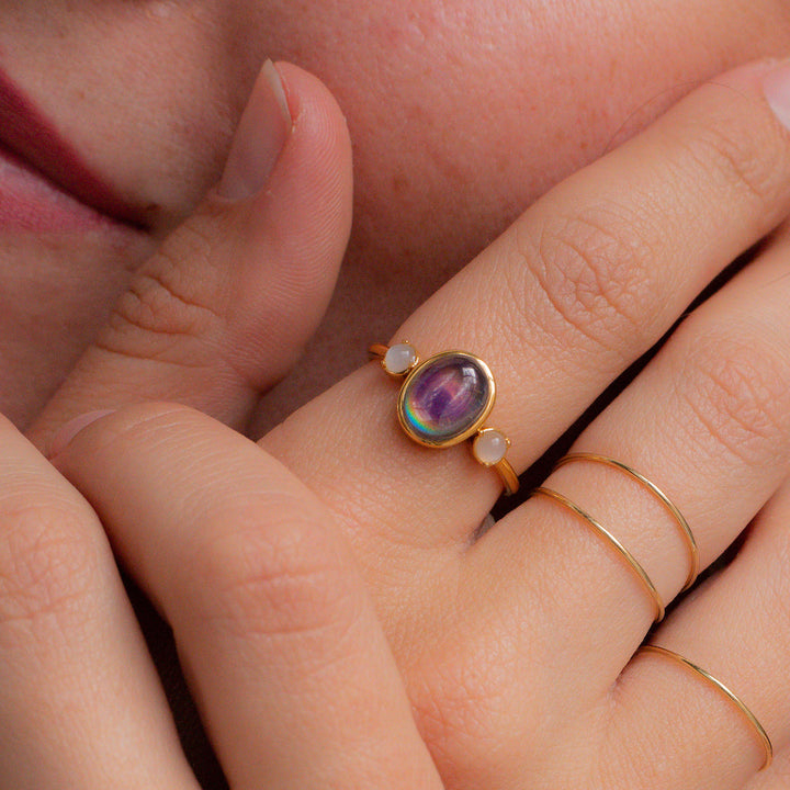 Bejeweled Mood Ring