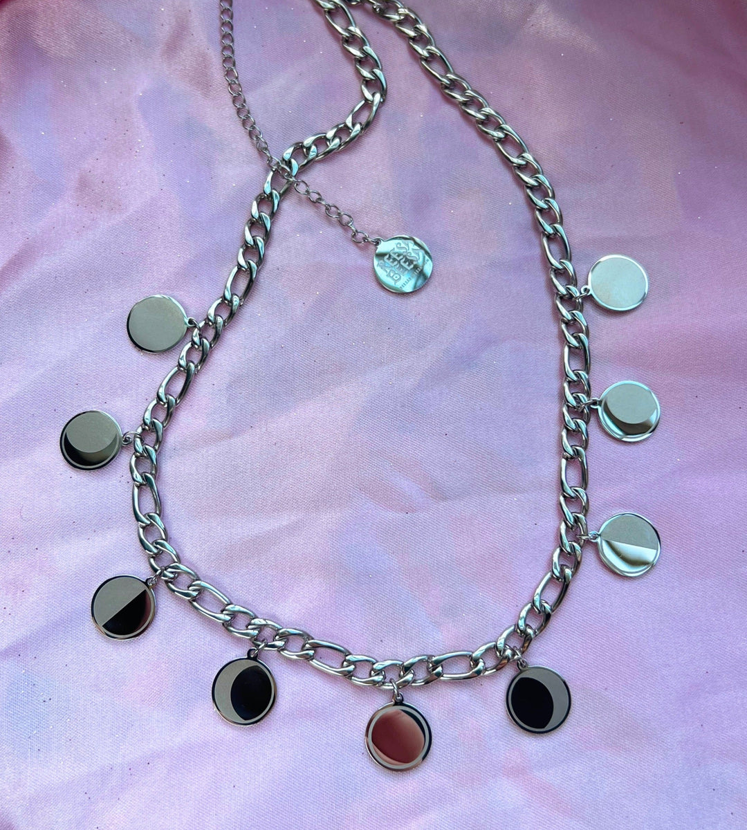 Lunar Cycles Chain Necklace