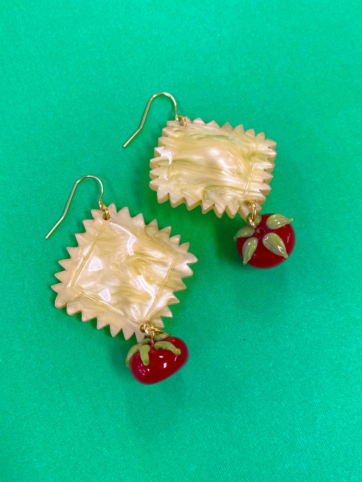 Tortelli e Pomodoro Earrings