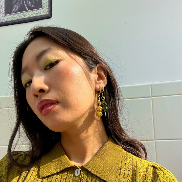 DIRTY OLIVE EARRINGS