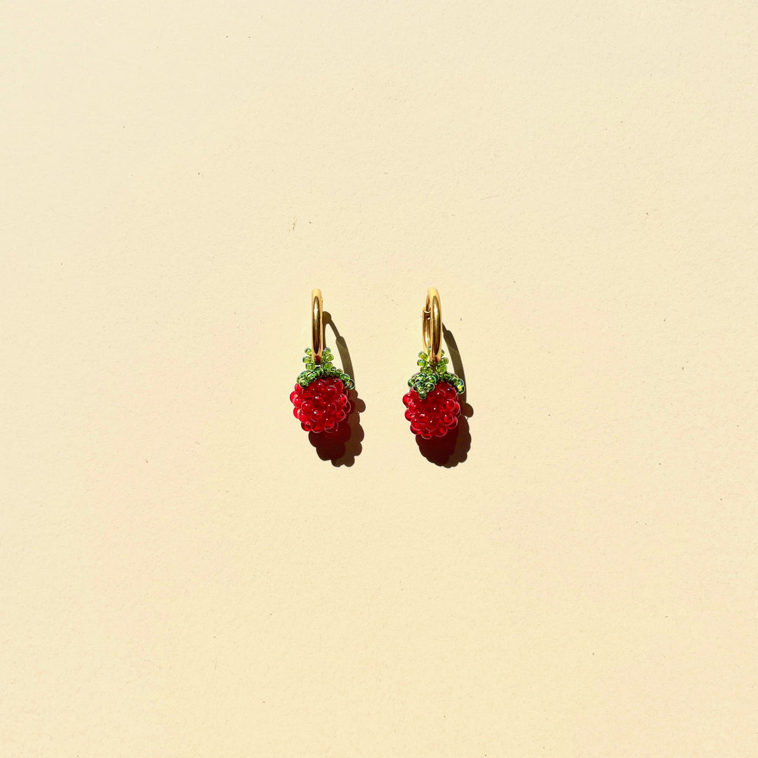 RASPBERRY EARRINGS