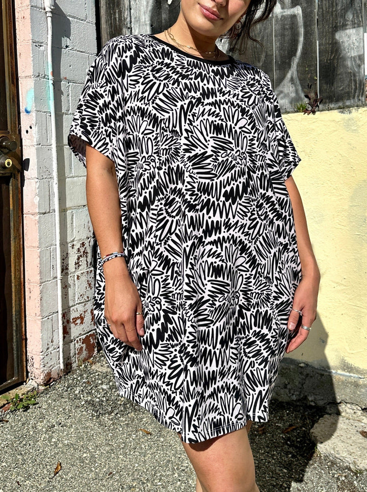 Circle Dress Zig Zag