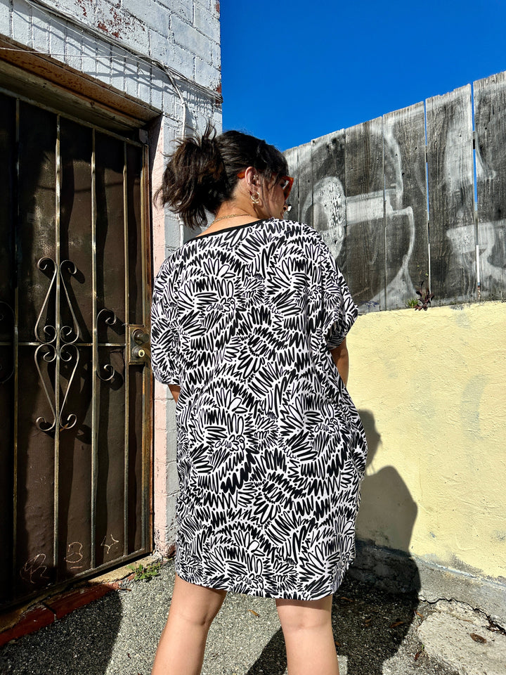 Circle Dress Zig Zag