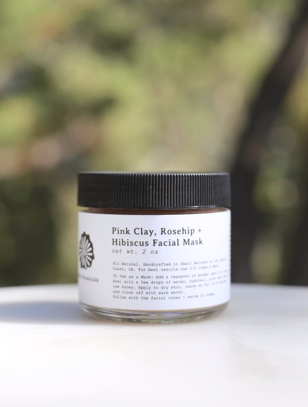 Pink Clay, Rosehip + Hibiscus Facial Mask