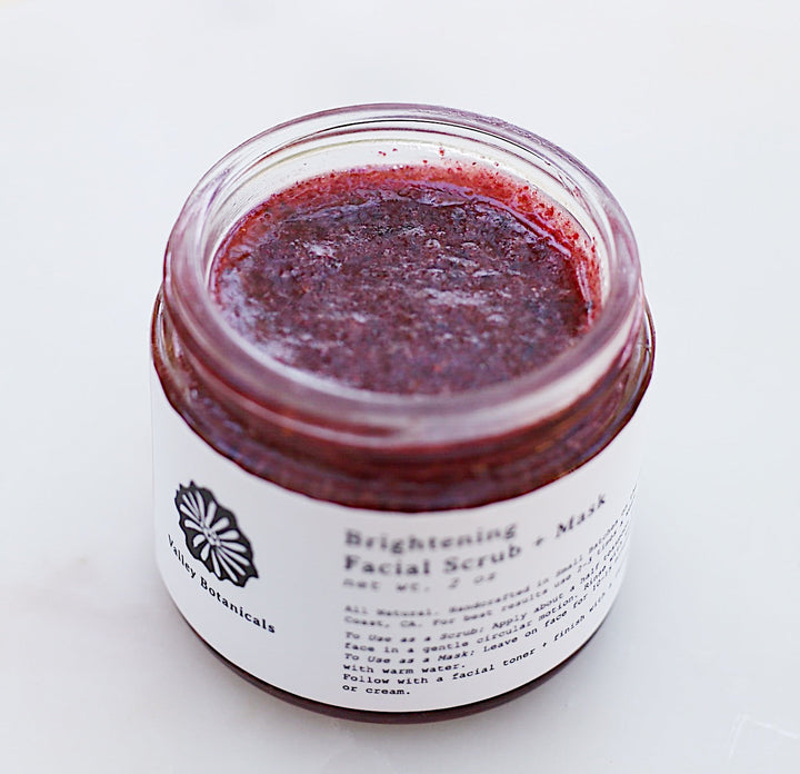 Brightening Facial Scrub + Mask