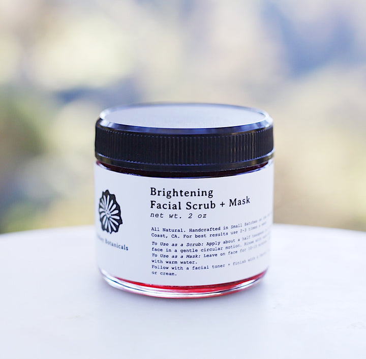 Brightening Facial Scrub + Mask