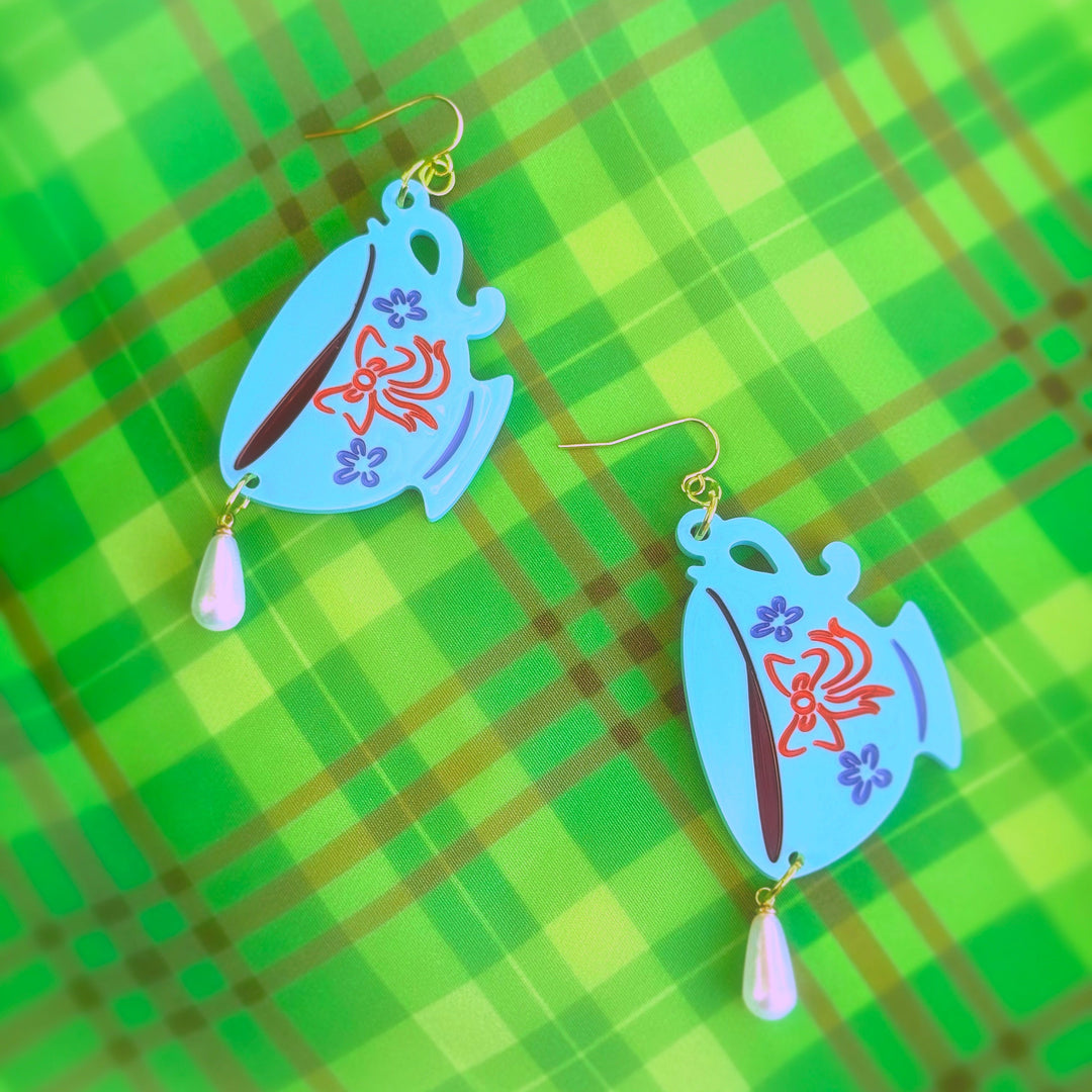 Spill The Tea Earrings