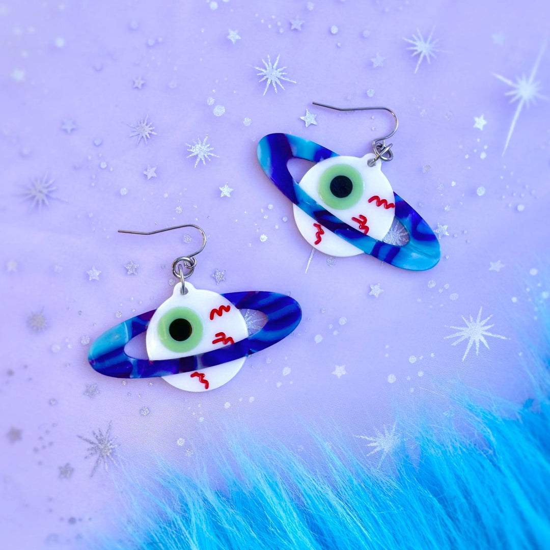 Eyeball Planet Earrings