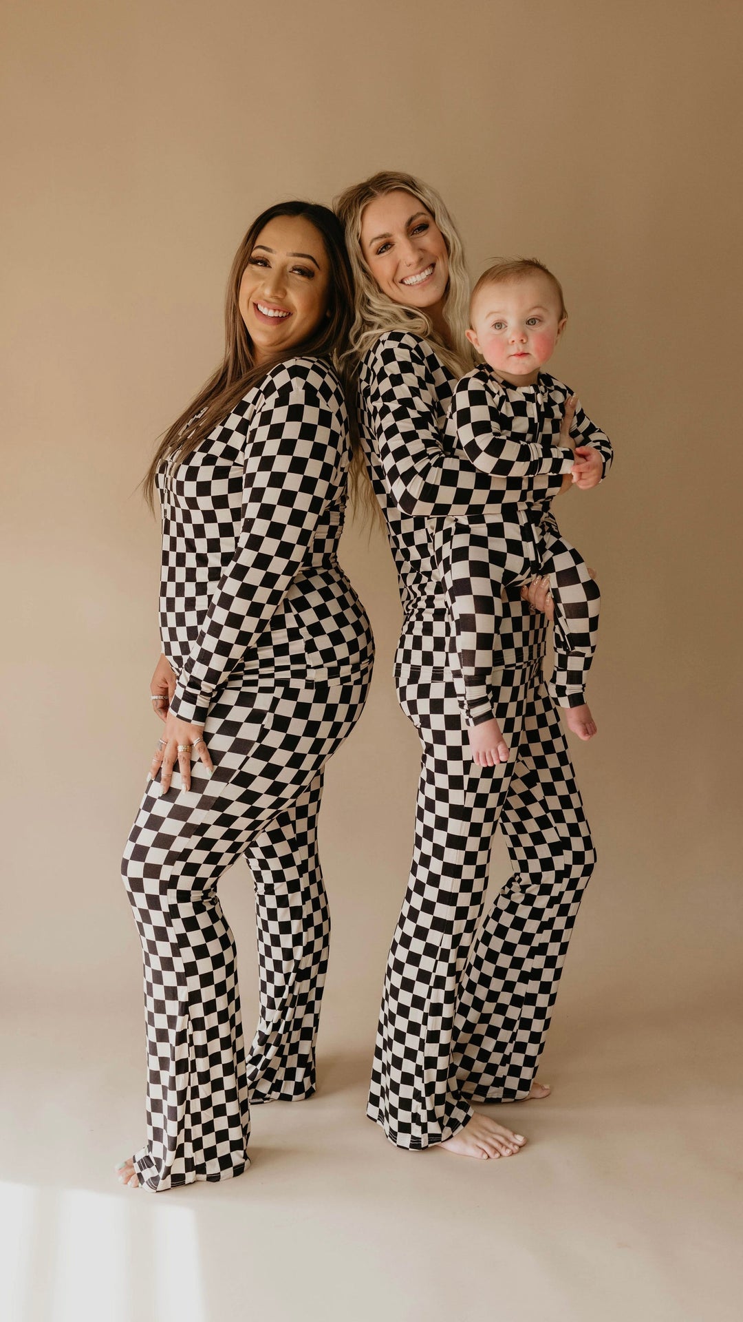 Black Checkered | Women's Bamboo Pajamas