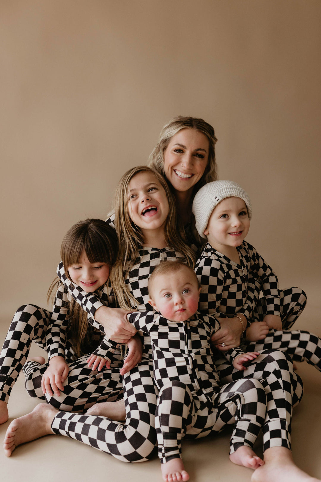 Black Checkered | Bamboo Two Piece Pajamas