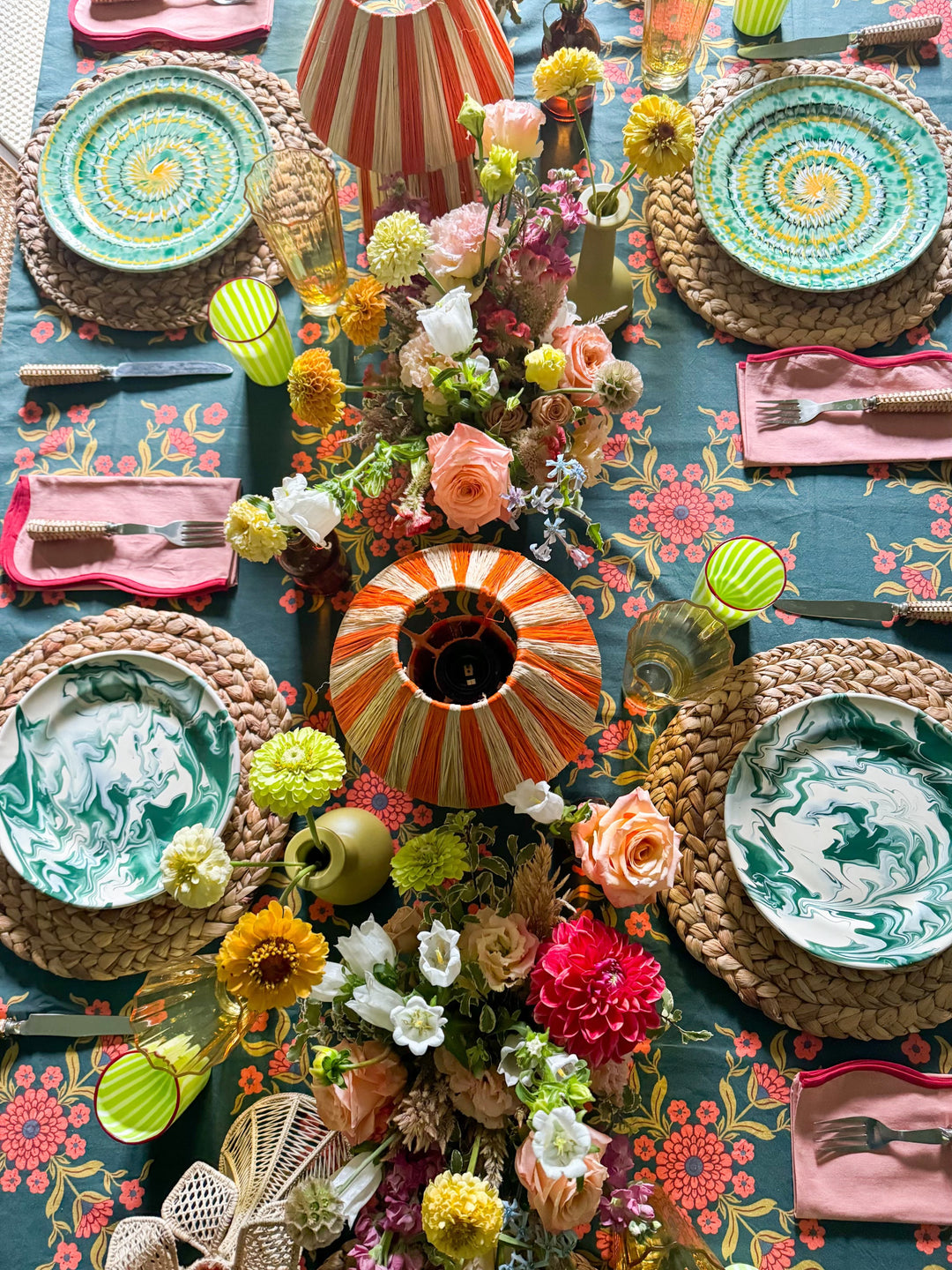 THE FALL FLORAL TABLECLOTH