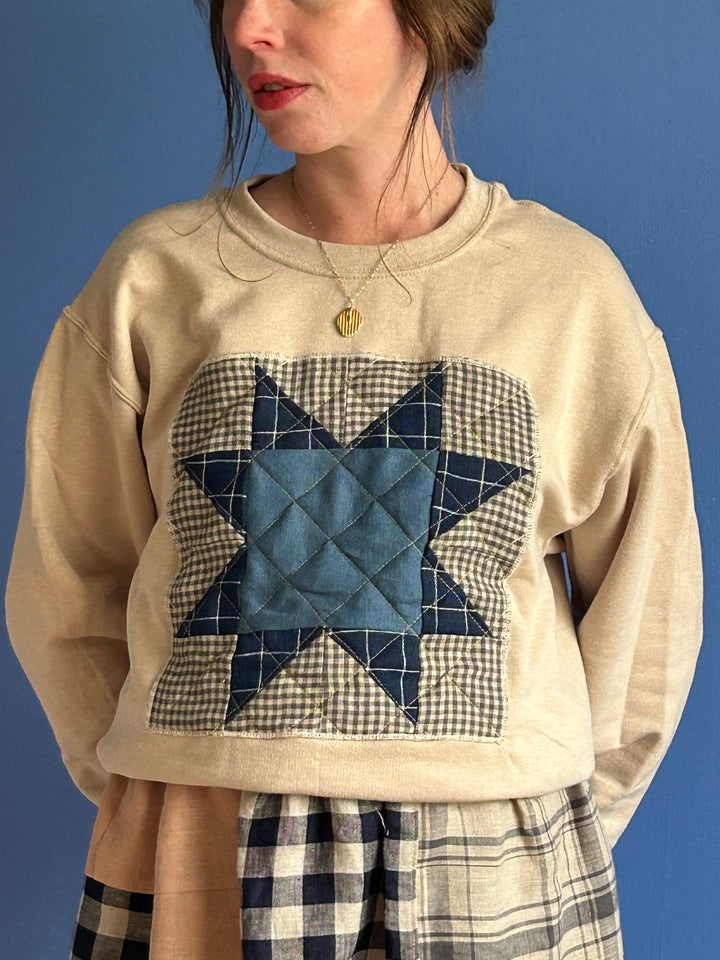 Sweatshirt - Sawtooth Blue