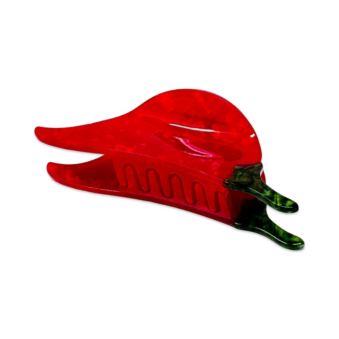 Midi Chili Pepper Hair Claw Clip