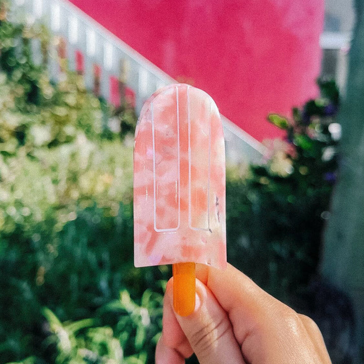 Large Strawberry Cream Paleta Hair Claw