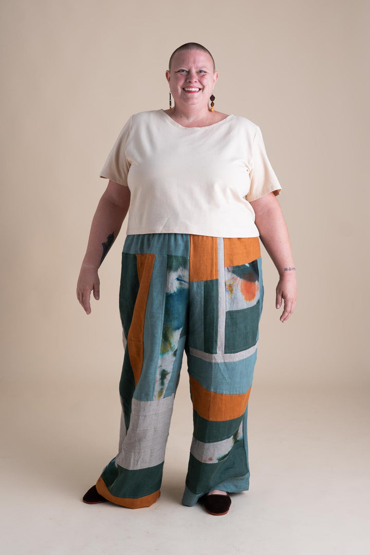 Sunset Pants 3X in Patchwork #2