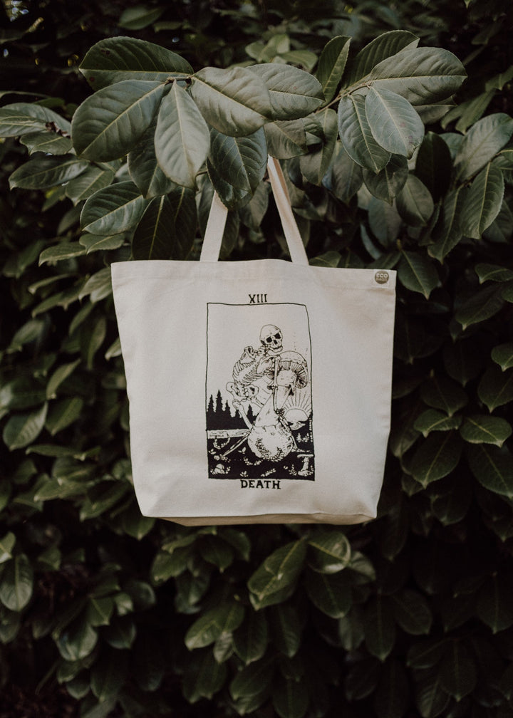 Death Card Tote Bag