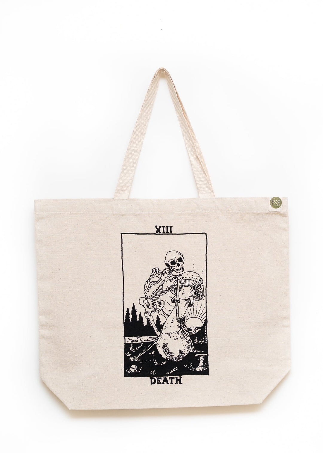 Death Card Tote Bag