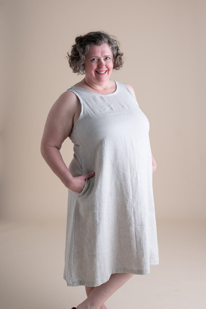 Tank Dress in Sand Dollar