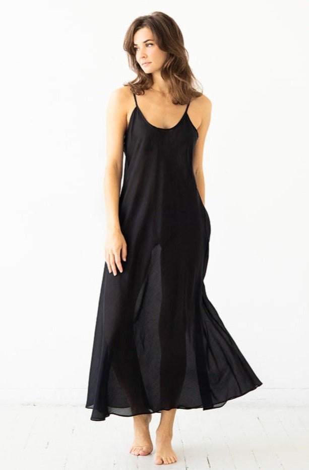 SALUA Cotton/Silk Maxi Dress